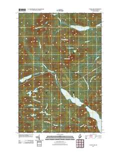Chase Lake 2011 topographic map thumbnail