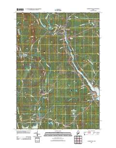 Cherryfield 2011 topographic map thumbnail