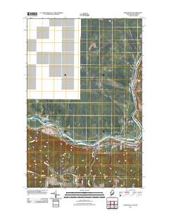 Frenchville 2011 topographic map thumbnail