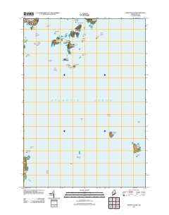 Hewett Island 2011 topographic map thumbnail