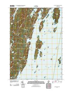 Louds Island 2011 topographic map thumbnail