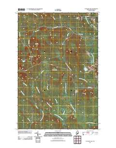 Packard Lake 2011 topographic map thumbnail