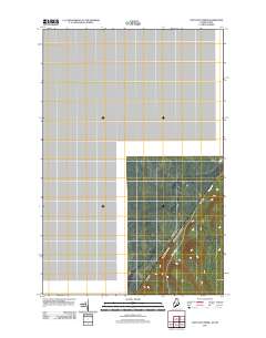 Saint Eleuthere 2011 topographic map thumbnail
