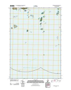 Drisko Island 2011 topographic map thumbnail
