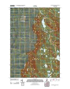 Northwest Pond 2011 topographic map thumbnail