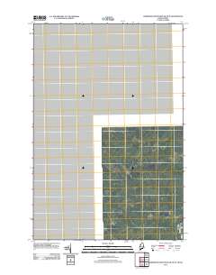 Hardwood Mountain SW OE W 2011 topographic map thumbnail