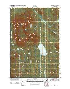 Katahdin Lake 2011 topographic map thumbnail