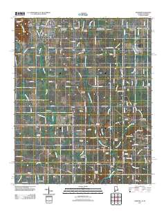 Ardmore 2011 topographic map thumbnail
