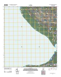 Bon Secour Bay 2011 topographic map thumbnail