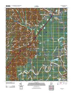Fosters 2011 topographic map thumbnail