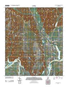 Autaugaville 2011 topographic map thumbnail