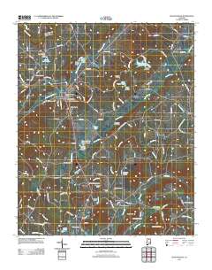 Blountsville 2011 topographic map thumbnail