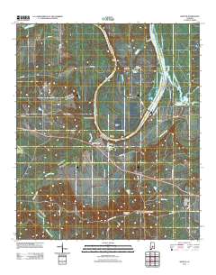 Benton 2011 topographic map thumbnail