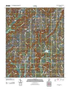 Arkadelphia 2011 topographic map thumbnail
