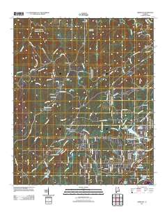 Abernant 2011 topographic map thumbnail