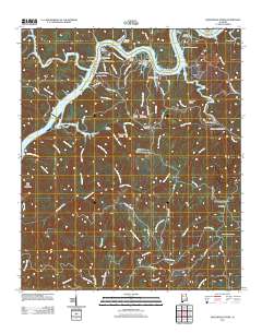 Burchfield Store 2011 topographic map thumbnail