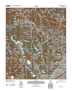 Adamsville 2011 topographic map thumbnail