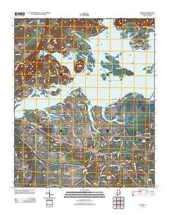 Centre 2011 topographic map thumbnail