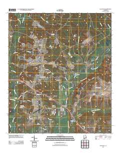 Daleville 2011 topographic map thumbnail