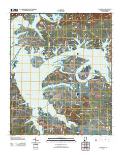 Cedar Bluff 2011 topographic map thumbnail