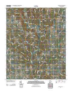 Center Hill 2011 topographic map thumbnail