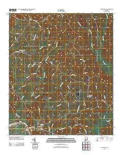 Coffeeville 2011 topographic map thumbnail