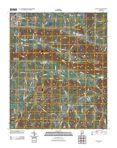 Colvin Gap 2011 topographic map thumbnail