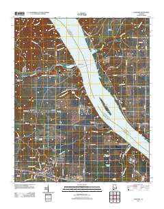 Cherokee 2011 topographic map thumbnail