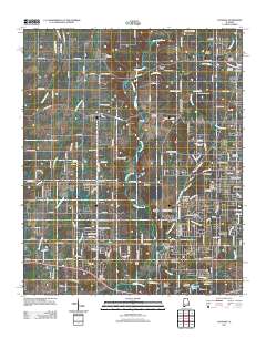 Capshaw 2011 topographic map thumbnail