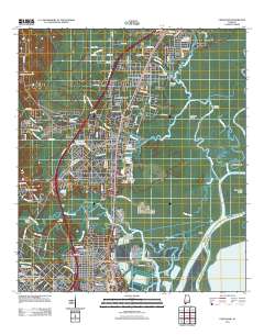 Chickasaw 2011 topographic map thumbnail