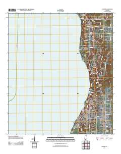 Daphne 2011 topographic map thumbnail