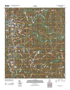 Citronelle East 2011 topographic map thumbnail