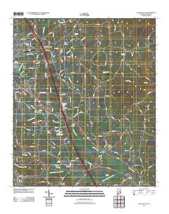 Clanton East 2011 topographic map thumbnail