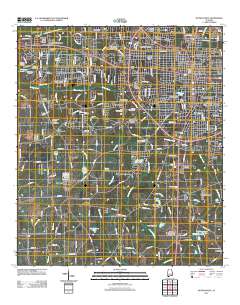 Dothan West 2011 topographic map thumbnail