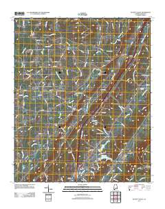 Dugout Valley 2011 topographic map thumbnail