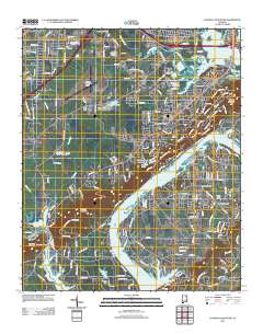 Dunaway Mountain 2011 topographic map thumbnail
