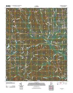 Gin Creek 2011 topographic map thumbnail