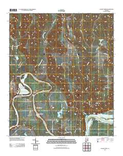 Durant Bend 2011 topographic map thumbnail