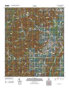 Frisco City 2011 topographic map thumbnail
