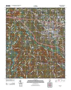 Jasper 2011 topographic map thumbnail