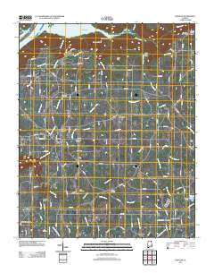 Henagar 2011 topographic map thumbnail
