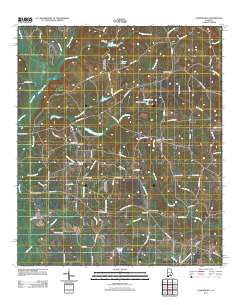 Honoraville 2011 topographic map thumbnail
