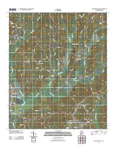 Maplesville East 2011 topographic map thumbnail