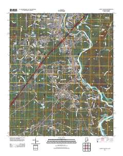 Lanett South 2011 topographic map thumbnail