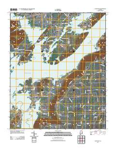 Langston 2011 topographic map thumbnail