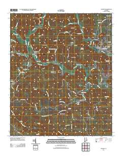 Oakman 2011 topographic map thumbnail