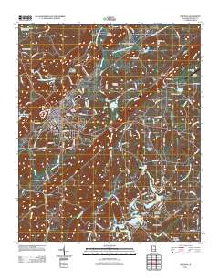 Oneonta 2011 topographic map thumbnail