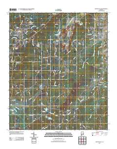 Montevallo 2011 topographic map thumbnail