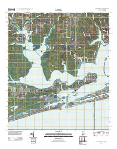 Orange Beach 2011 topographic map thumbnail