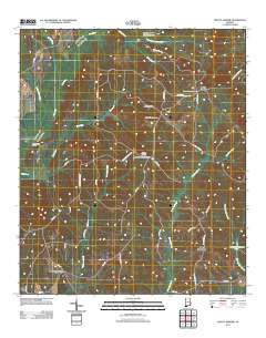 Mount Andrew 2011 topographic map thumbnail